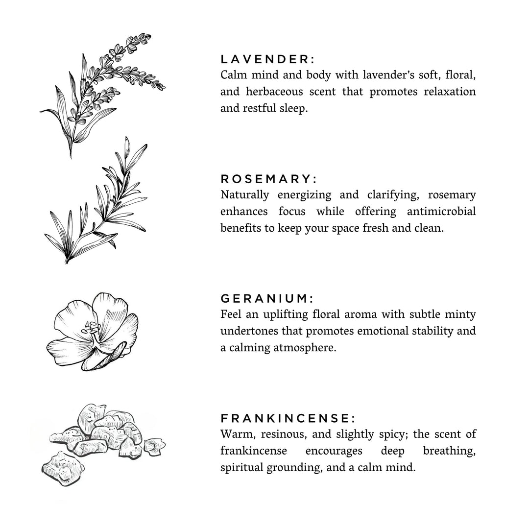 Midnight Garden - Lavender + Rosemary + Geranium