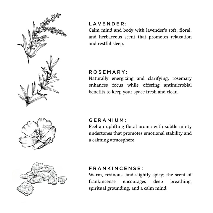 Midnight Garden - Lavender + Rosemary + Geranium
