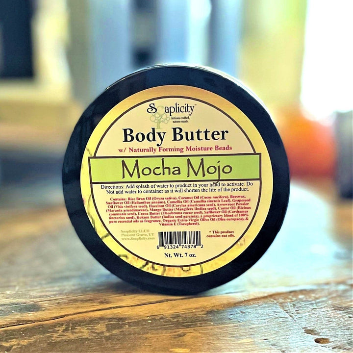 Mocha Mojo Body Butter with Natural Caffeine — Body Butter, [material], Soaplicity