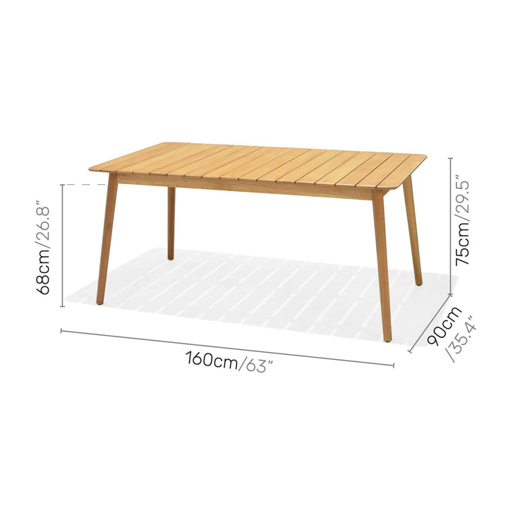 Nassau 7 Piece Rectangular Dining Set – Sage Green Social Plastic®