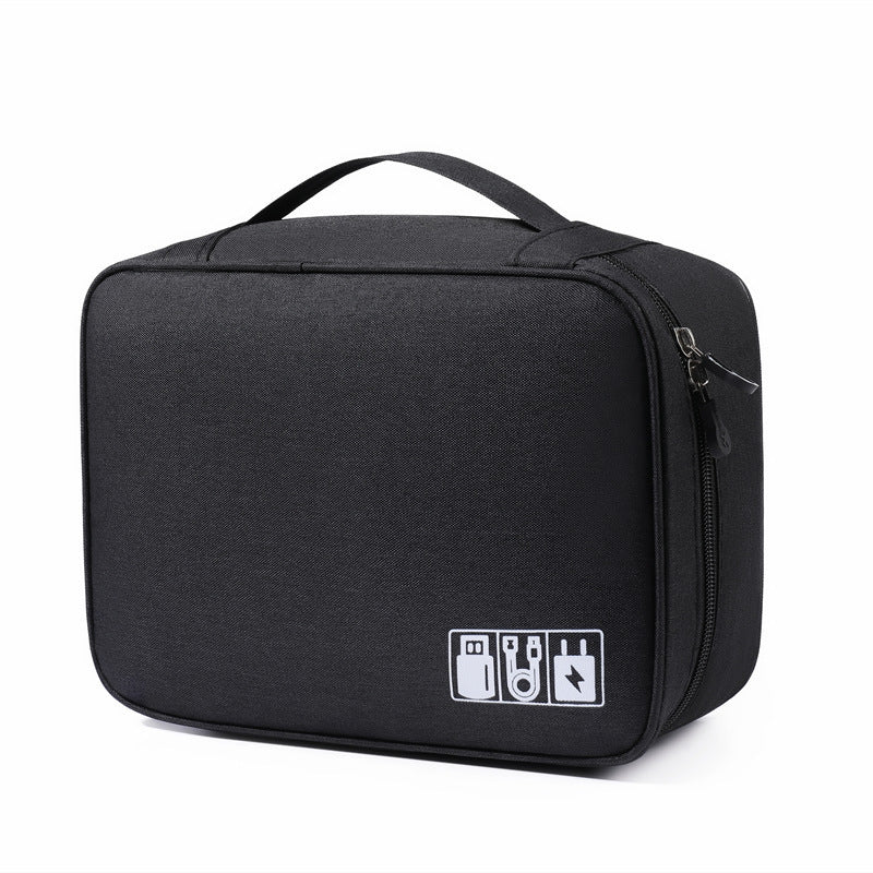 Data cable storage bag, large-capacity grid charger storage bag, mobile hard disk, earphone bag, travel portable waterproof digital bag.