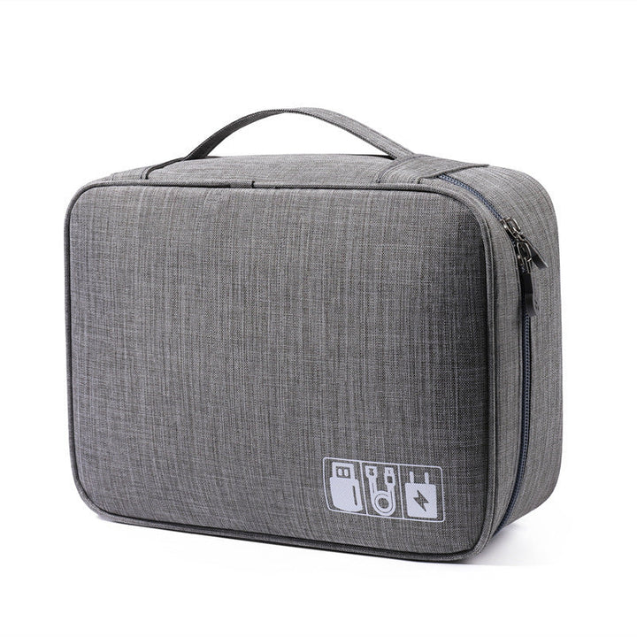 Data cable storage bag, large-capacity grid charger storage bag, mobile hard disk, earphone bag, travel portable waterproof digital bag.