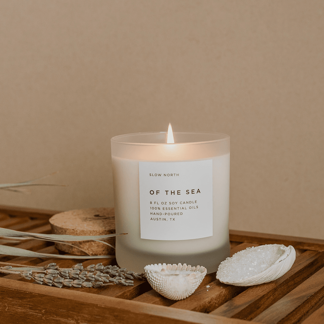 Of The Sea - Signature Soy Candle – Eucalyptus, Lavender & Peppermint