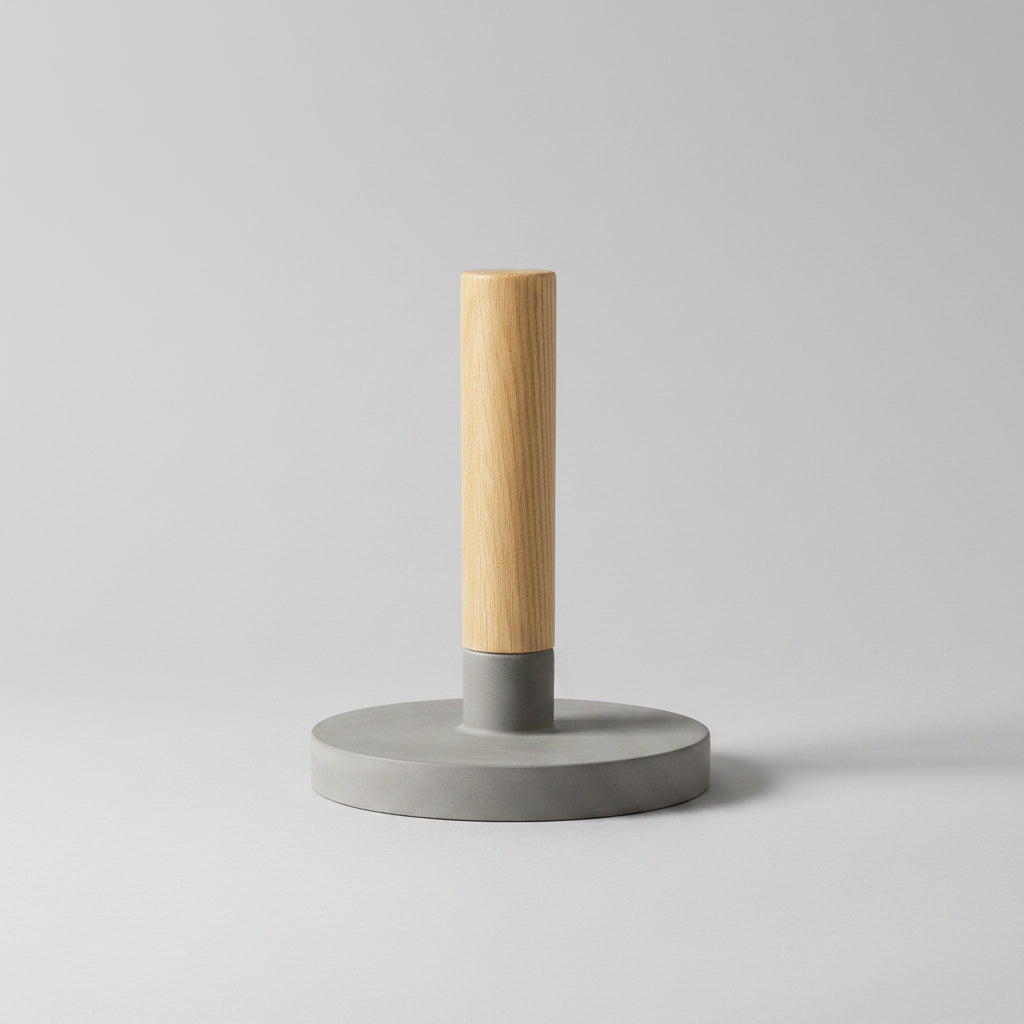 Concrete/Ash Papertowel Holder: Gray