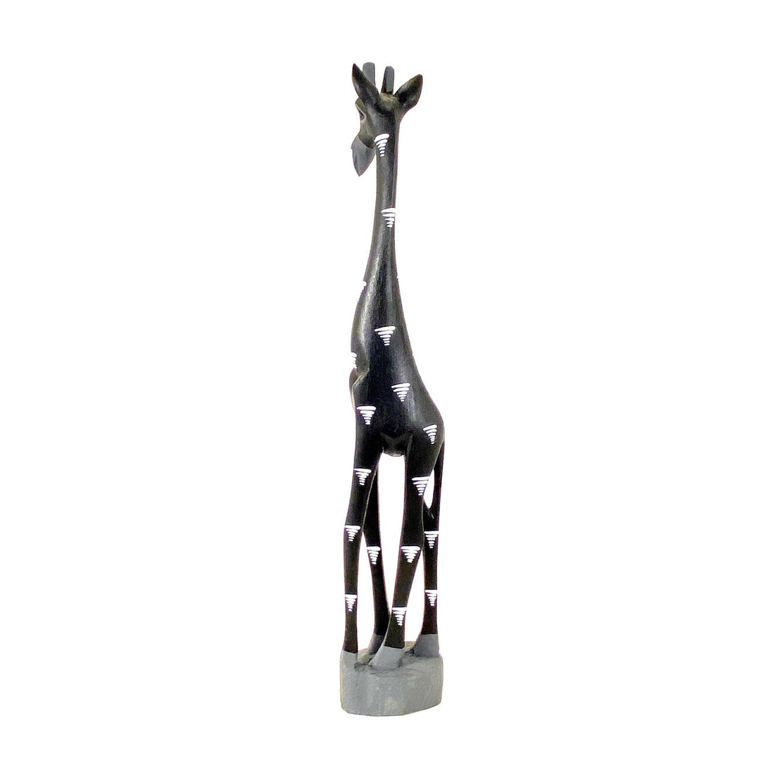 Colorful Painted Wood Giraffe - 24"