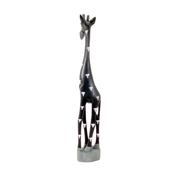 Colorful Painted Wood Giraffe - 24"