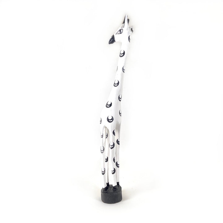 Colorful Painted Wood Giraffe - 24"
