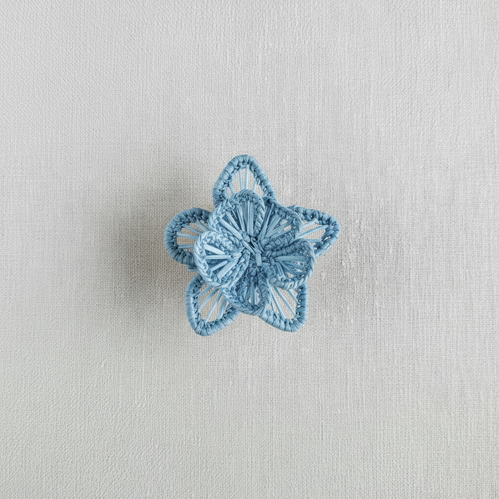 Star Flower Handwoven Iraca Napkin Ring