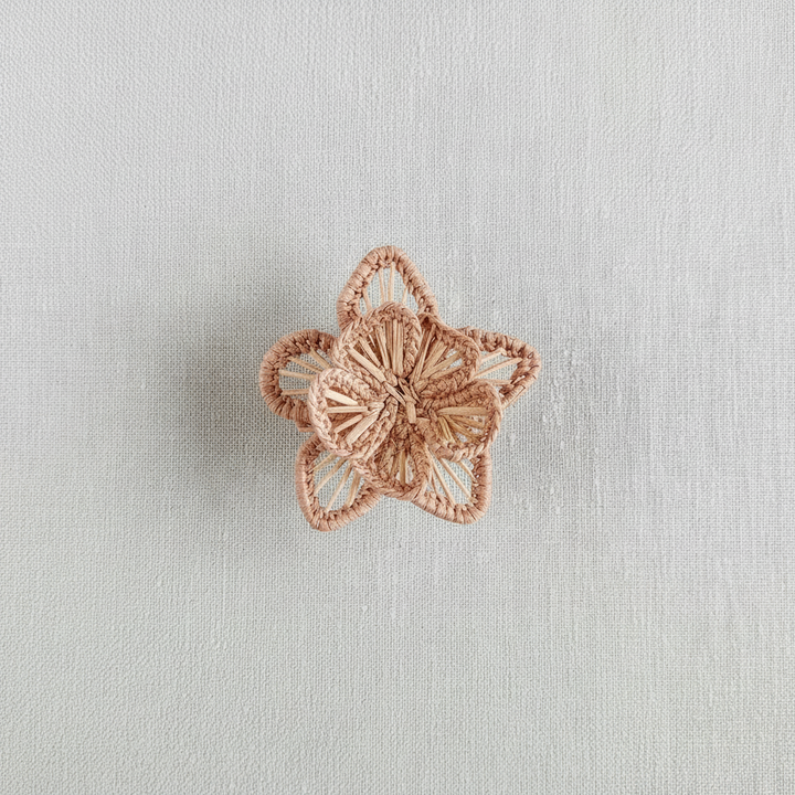 Star Flower Handwoven Iraca Napkin Ring