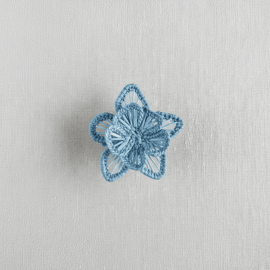 Star Flower Handwoven Iraca Napkin Ring — Napkin Ring, [material], MacondoForever