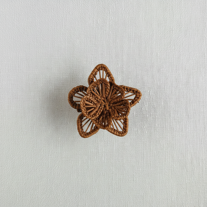 Star Flower Handwoven Iraca Napkin Ring