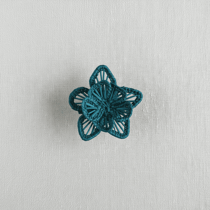 Star Flower Handwoven Iraca Napkin Ring — Napkin Ring, [material], MacondoForever