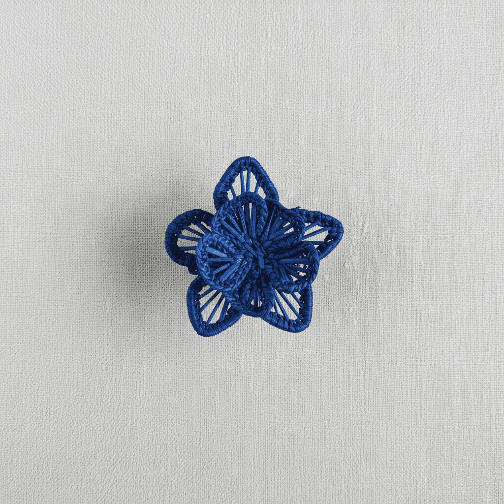 Star Flower Handwoven Iraca Napkin Ring — Napkin Ring, [material], MacondoForever