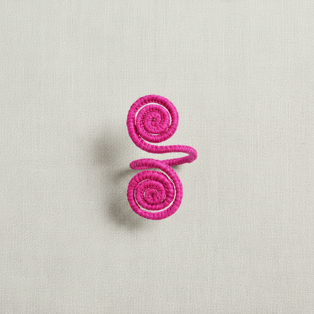 Caracoli Handwoven Iraca Napkin Ring