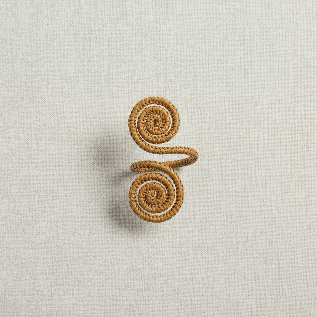 Caracoli Handwoven Iraca Napkin Ring