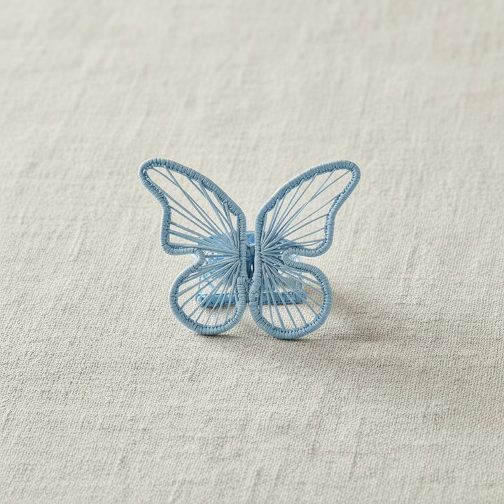 Butterfly Handwoven Iraca Napkin Ring