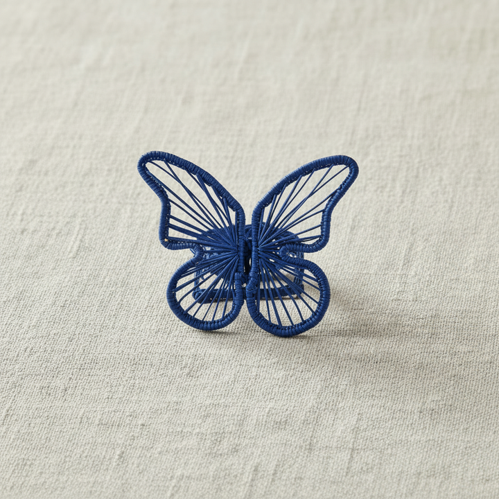 Butterfly Handwoven Iraca Napkin Ring