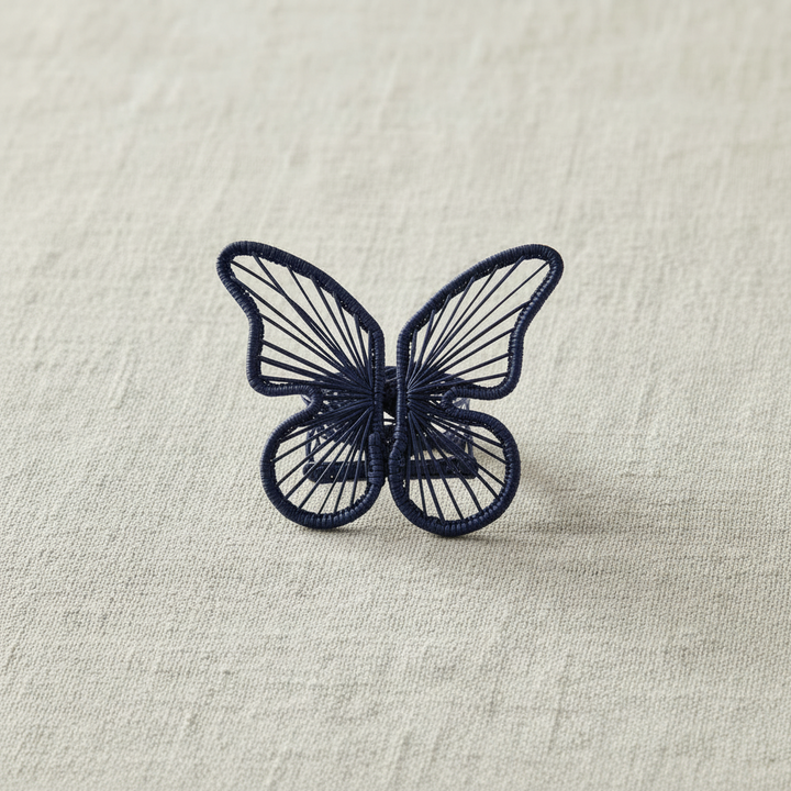 Butterfly Handwoven Iraca Napkin Ring