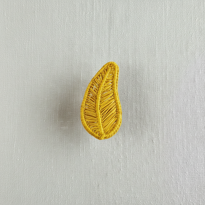 Leaf Handwoven Iraca Napkin Ring