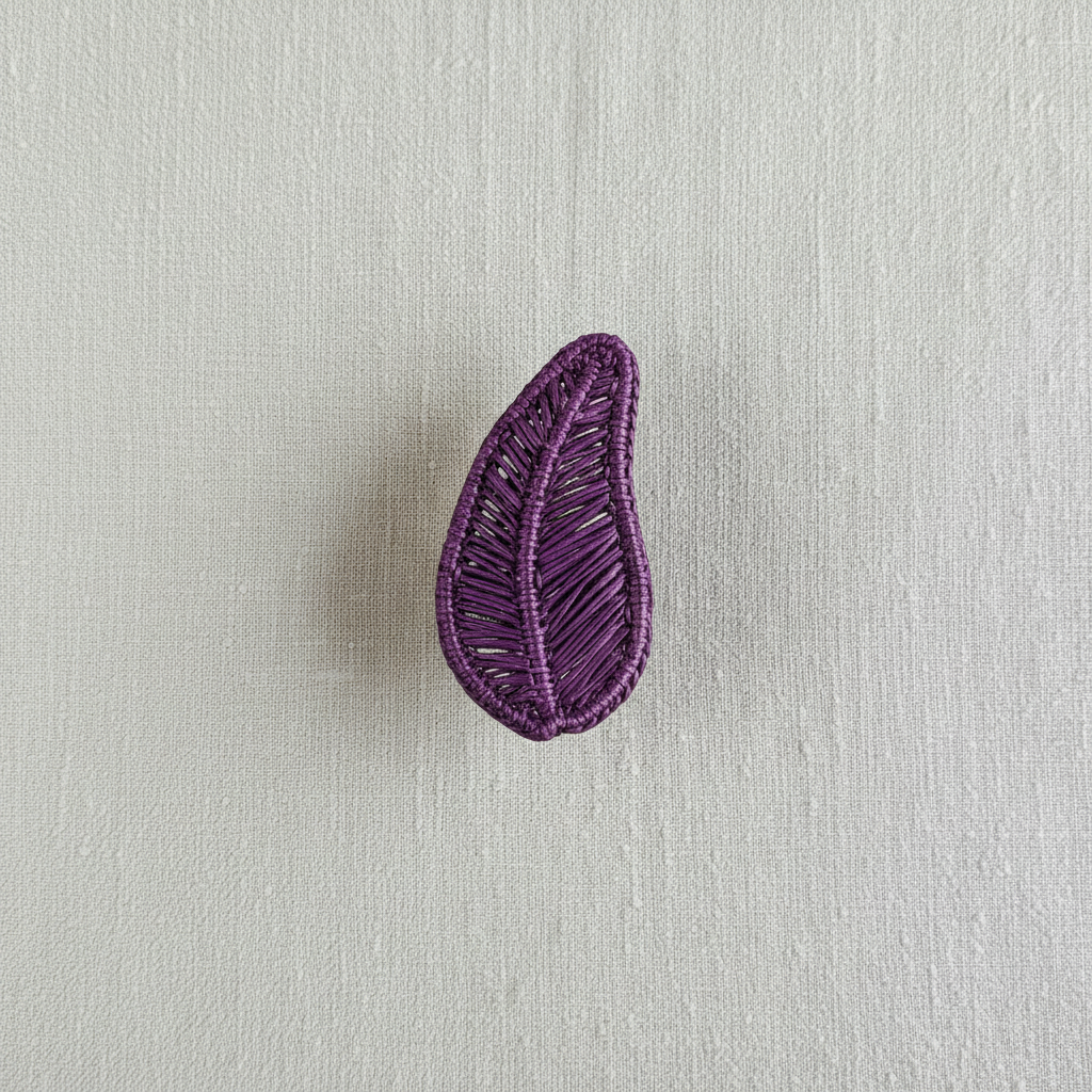 Leaf Handwoven Iraca Napkin Ring