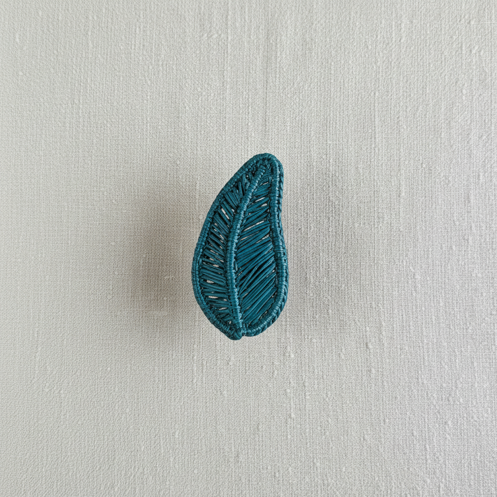 Leaf Handwoven Iraca Napkin Ring