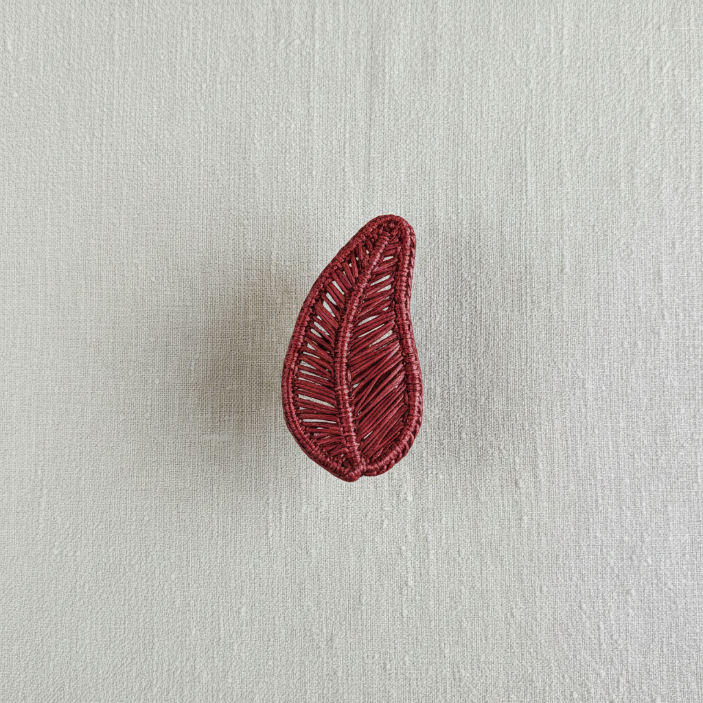 Leaf Handwoven Iraca Napkin Ring