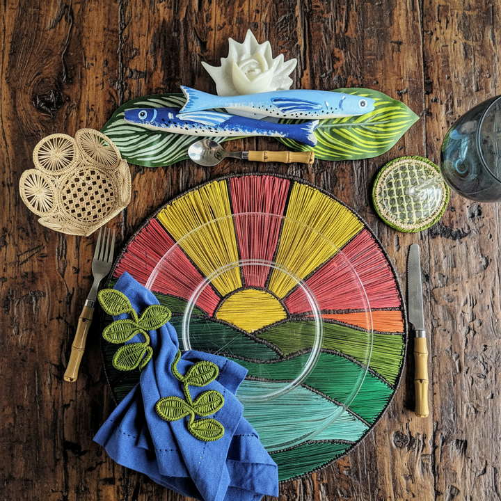 Sunrise Handwoven Iraca Placemat