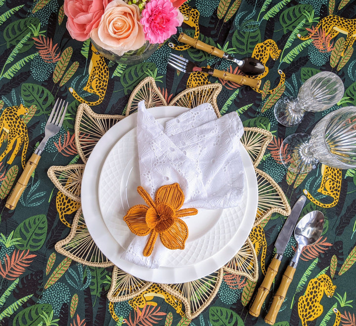 Bloom Handwoven Iraca Placemat
