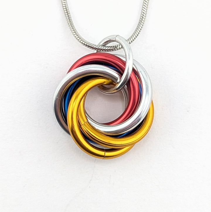 Möbii® "Stay Gold, America": Long Live the American Dream, Stylish Discreet Fidget Fashion Wear: Necklaces, Earrings, Keychains