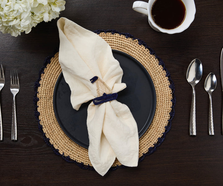 Coastal Sailboat Napkin Ring – Handwoven Iraca Palm