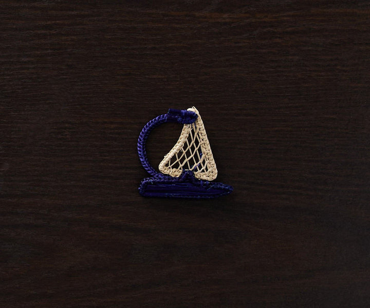 Coastal Sailboat Napkin Ring – Handwoven Iraca Palm — Napkins, [material], Payton James
