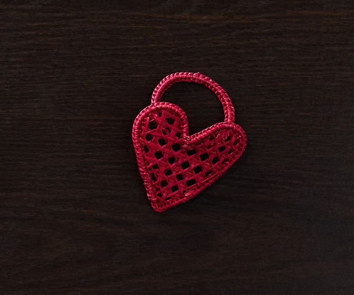 Handwoven Heart Napkin Ring — Napkins, [material], Payton James
