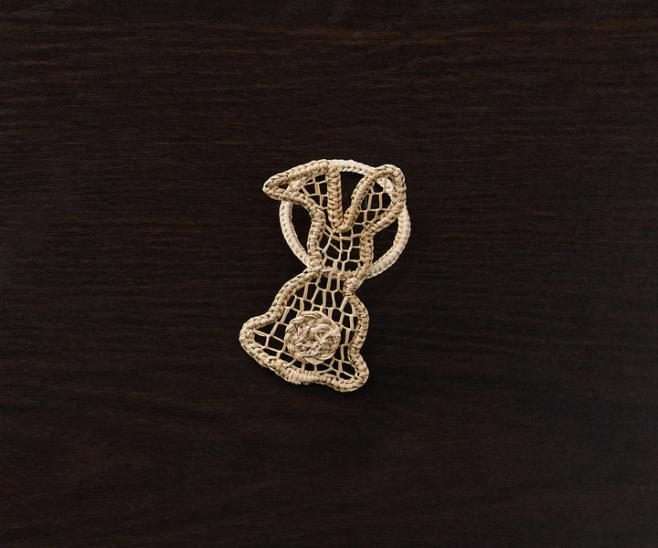 Handwoven Bunny Napkin Ring
