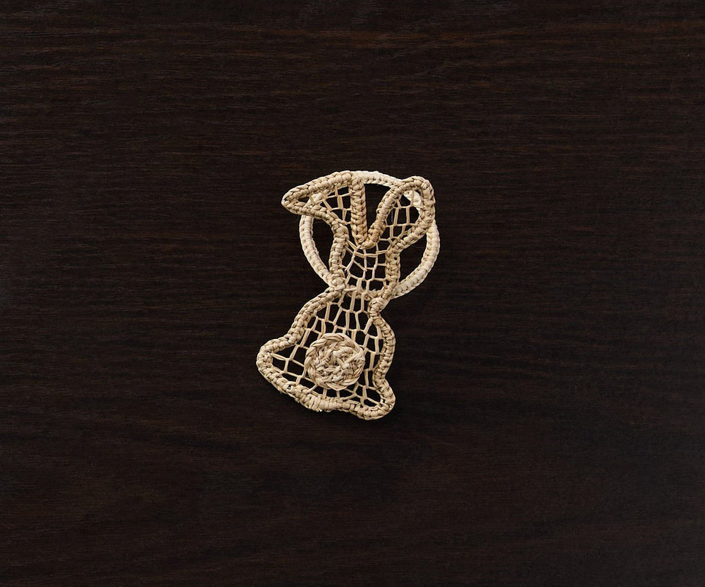 Handwoven Bunny Napkin Ring — Napkins, [material], Payton James