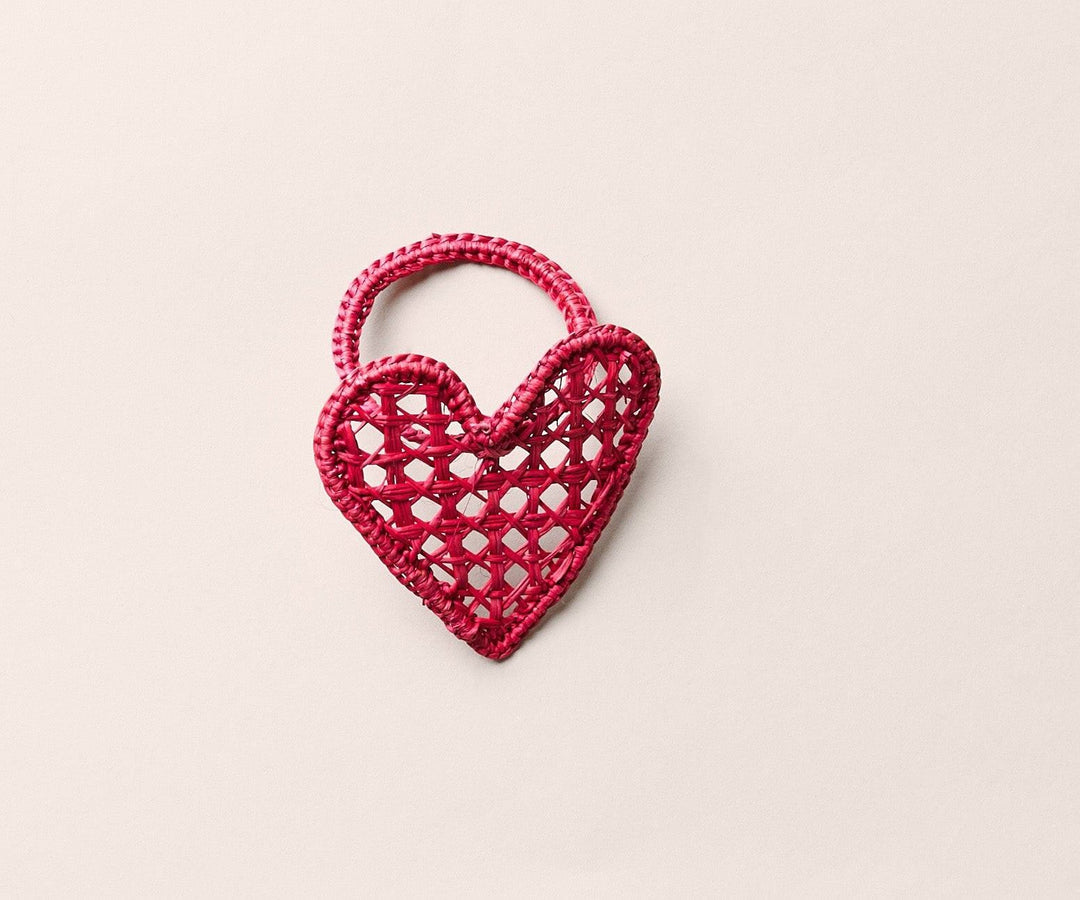 Handwoven Heart Napkin Ring — Napkins, [material], Payton James