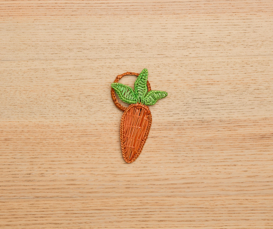 Carrot Napkin Ring–Handwoven Iraca Palm