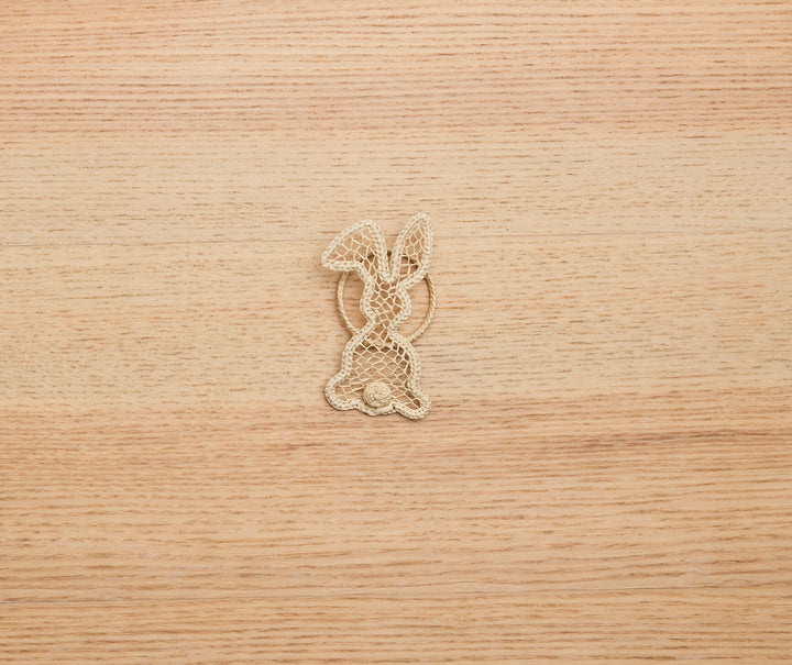 Handwoven Bunny Napkin Ring