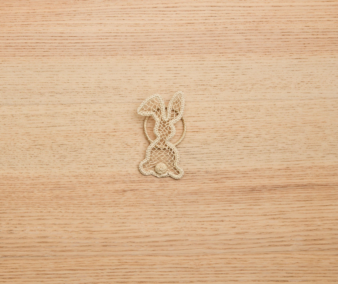 Handwoven Bunny Napkin Ring — Napkins, [material], Payton James