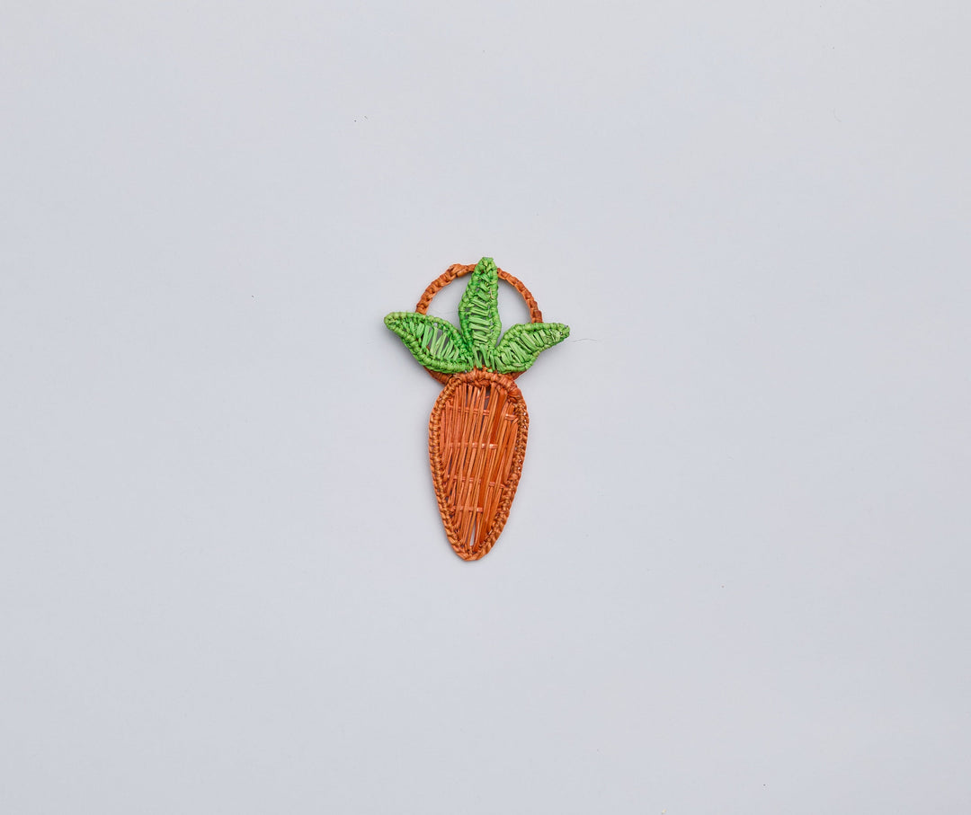 Carrot Napkin Ring–Handwoven Iraca Palm