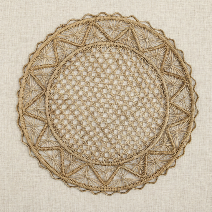 Pyramid Handwoven Iraca Placemat