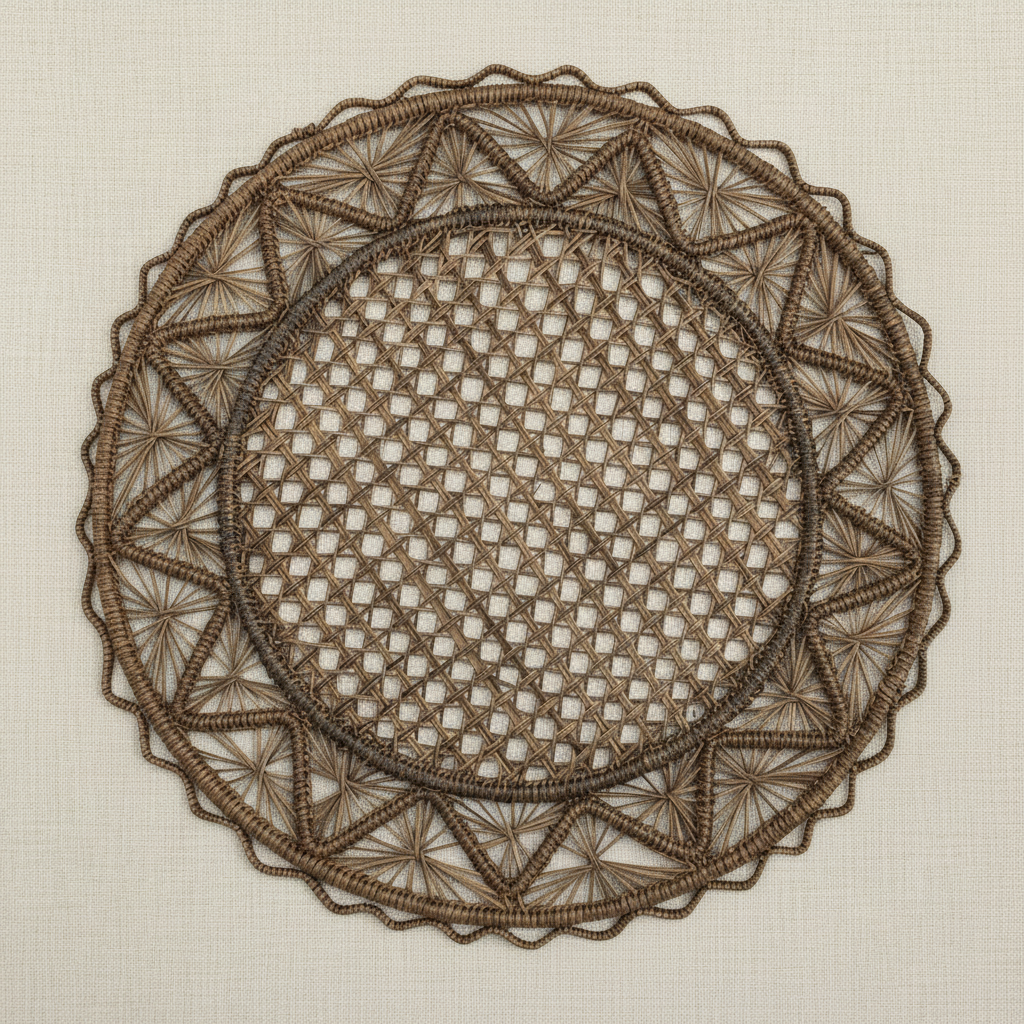 Pyramid Handwoven Iraca Placemat