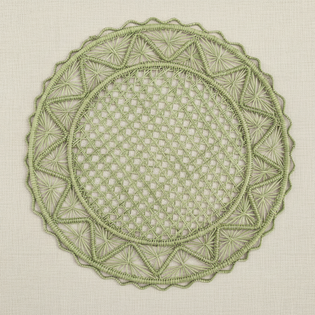 Pyramid Handwoven Iraca Placemat