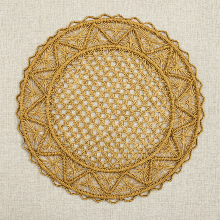 Pyramid Handwoven Iraca Placemat