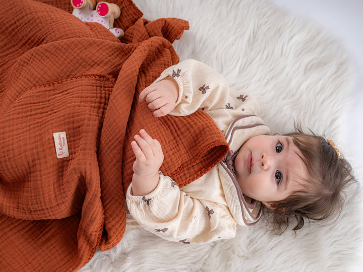 Quilted 4 Layers Muslin Blanket