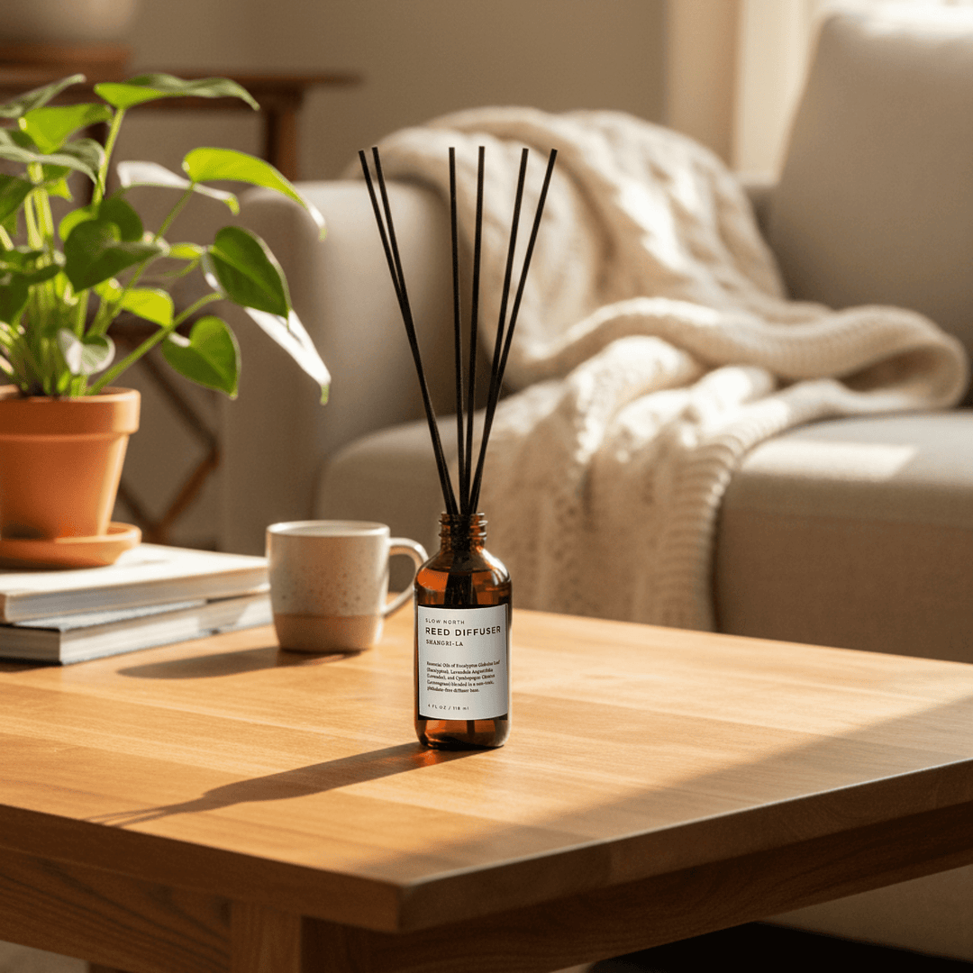 Shangri-La - Reed Diffuser (Eucalyptus + Lavender + Lemongrass)
