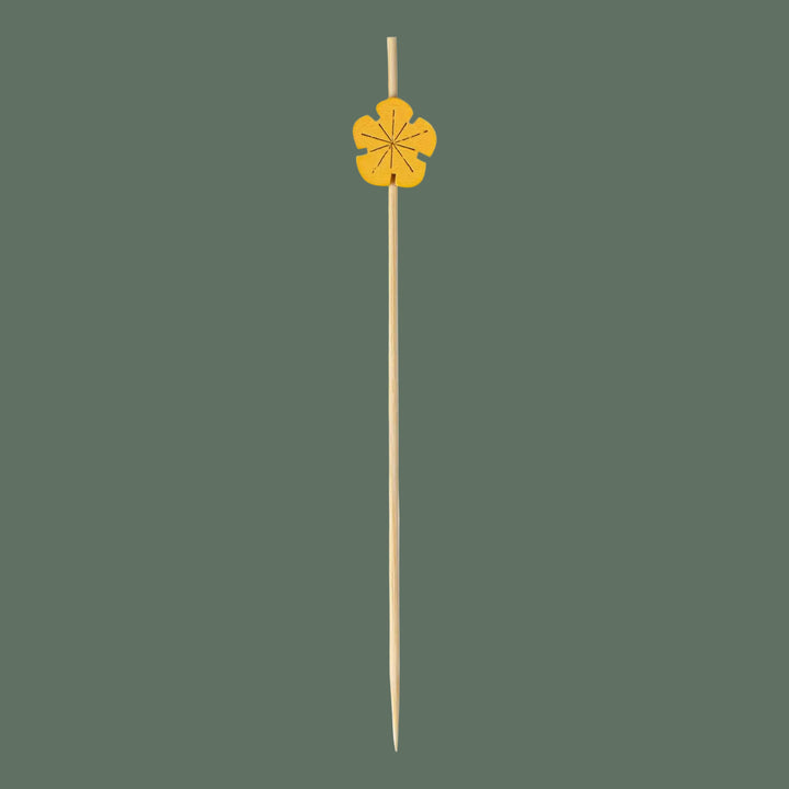 Pixy Yellow Bamboo Flower Picks (1000 Count)