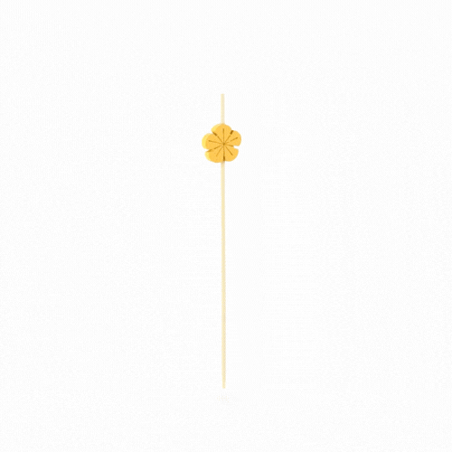 Pixy Yellow Bamboo Flower Picks (1000 Count)