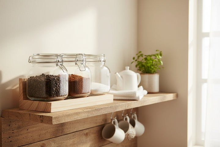 Vetri Glass 3-Piece Storage Jar Set