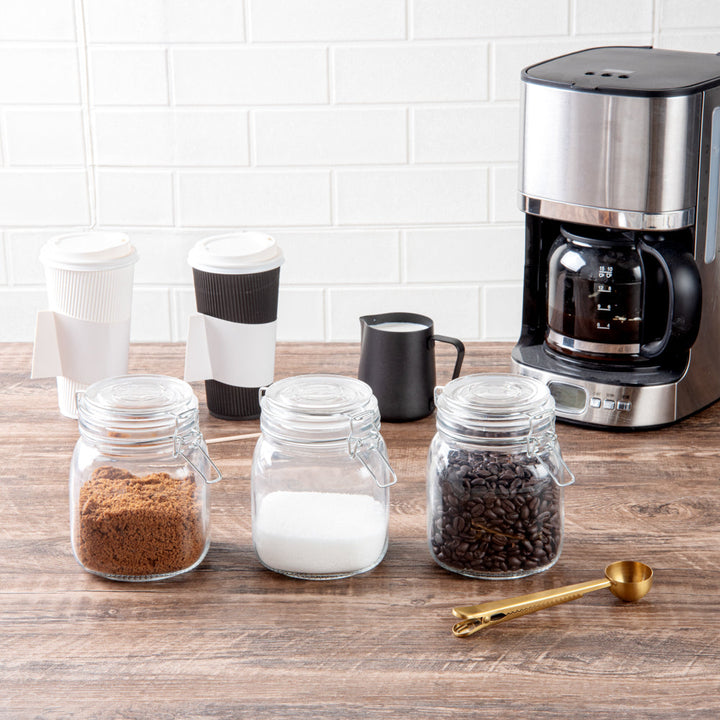 Vetri Glass 3-Piece Storage Jar Set