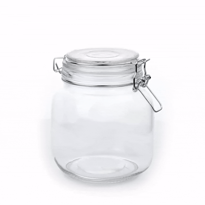 Vetri Glass 3-Piece Storage Jar Set
